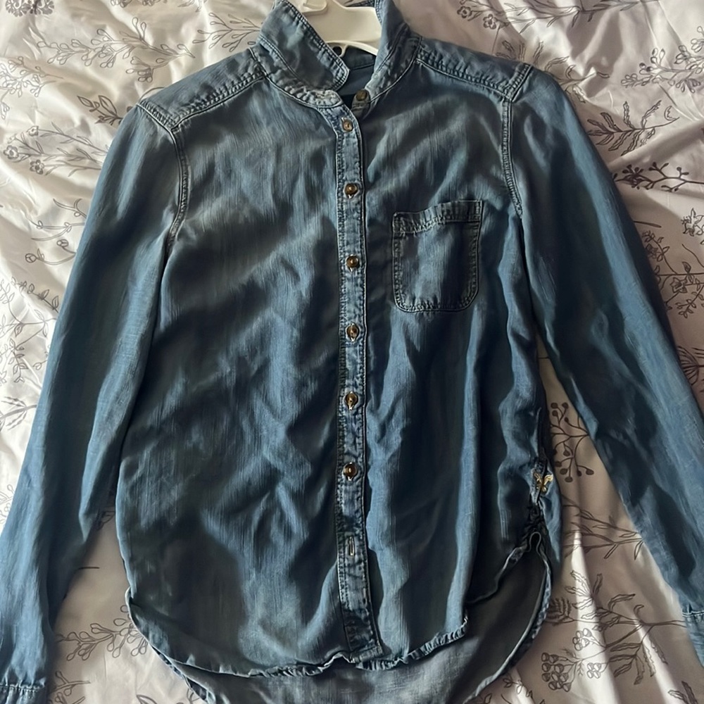 jean button up